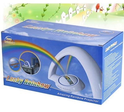 Novelty LED Romantic Sky Rainbow Colorful Projection Night Light 2639677764235