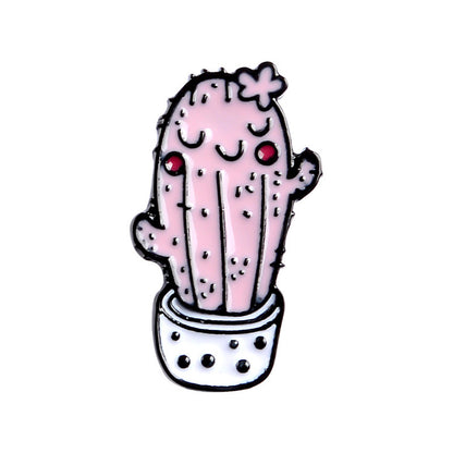 Creative all-match cactus alloy drip brooch 2643585696124
