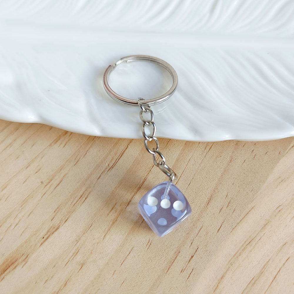 Creative Small Size Dice Keychain DIY Bag Bag Charm 26435f79 9ef6 4598 af54 92888c9d90e1