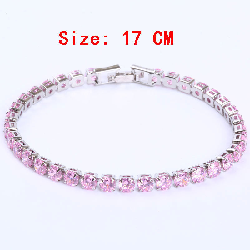 Row drilled zircon bracelet bracelet 264553775296