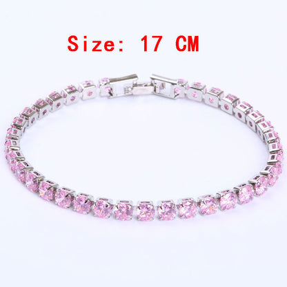 Row drilled zircon bracelet bracelet 264553775296