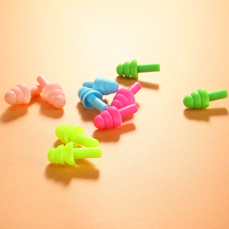 Silicone noise reduction waterproof earplugs 2645799481700