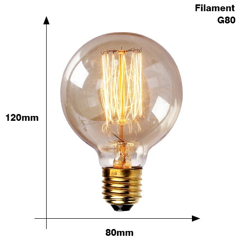 Edison Bulb E27 220V 40W ST64 A19 T45 G80 G95 G125 Incandescent filament bulb lighting Retro Edison Light Bulb 2646815112336