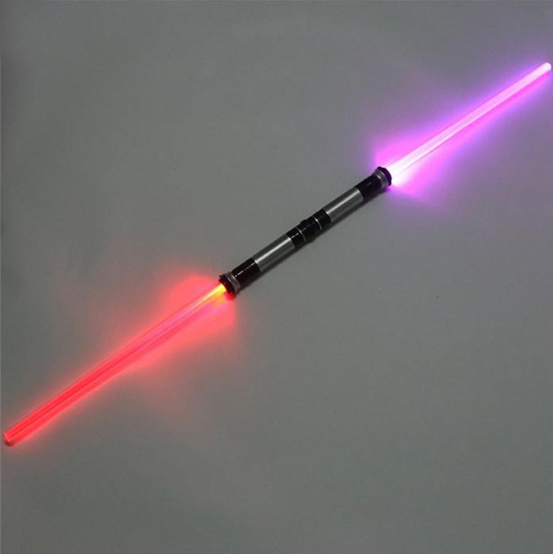 Laser Toy With Sound Laser Darth Vader Sword Cosplay Bow Toy Double Lightsaber 2648551134213
