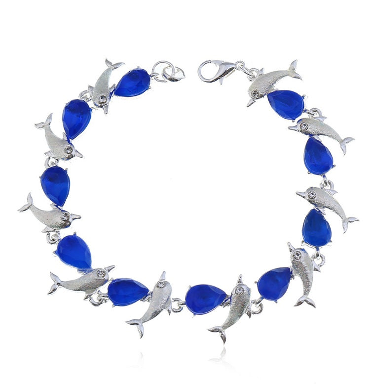 Personality charm dolphin bracelet 2649263068292