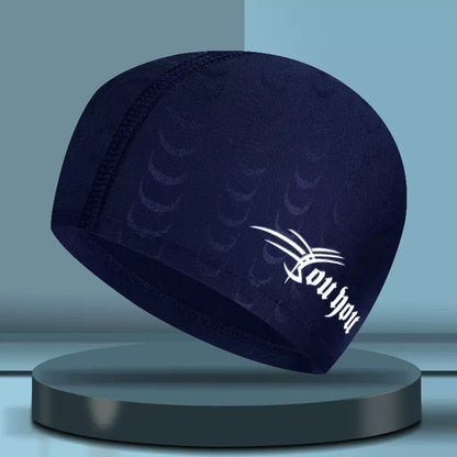 Comfortable Fit Cloth Waterproof Swimming Cap 264bd849 8ddf 487a a666 1326430f9fb6