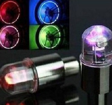 Bicycle electric car hot wheels colorful nozzle lights car motorcycle nozzle lamp 2650938495181