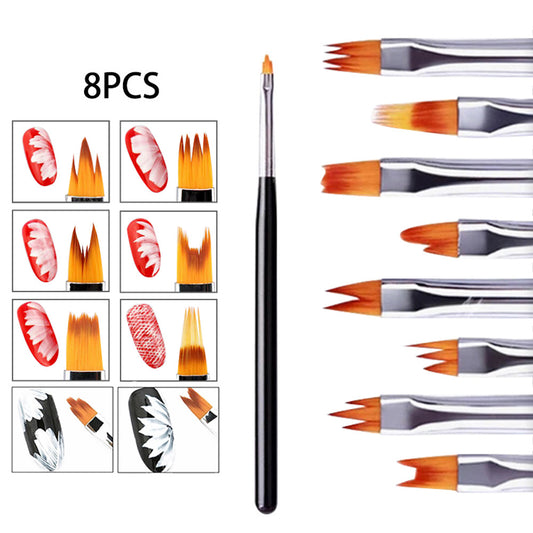 8 nail brushes set - HD Wireless Product #1