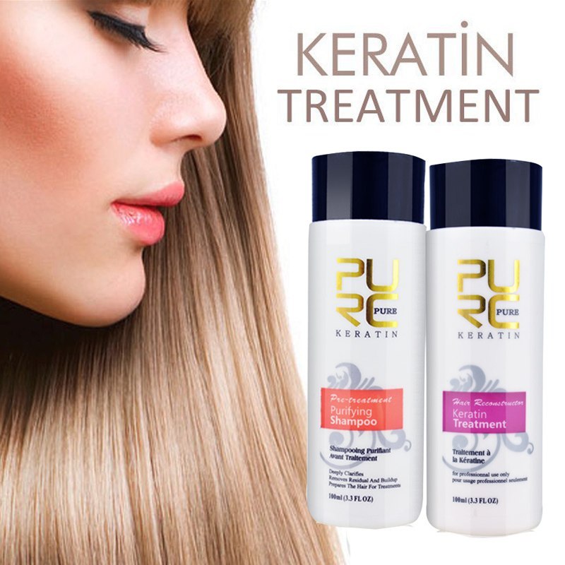 PURC Straightening Hair Repair And Straighten Damage Hair Products Brazilian Keratin Treatment  Purifying Shampoo 26630589022