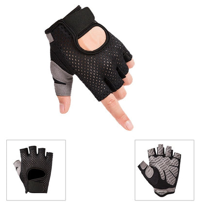 Half finger gloves sports fitness gloves outdoor riding non-slip wear gloves 267466857216