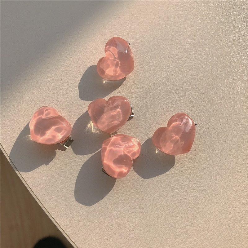 Soft Girl Cute Series Peach Hair Clip Hairpin 267cb581 6f97 494e 98be abdce0a4a0e3