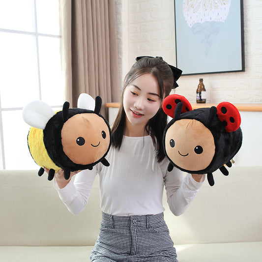 Cartoon bee ladybug plush toy 2681972764276