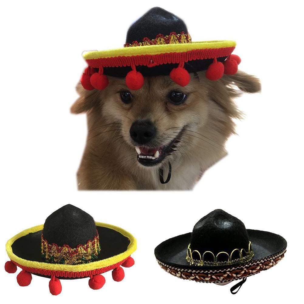Mexican Style Pet Hat Dog Hat Pet Supplies 2688649558550