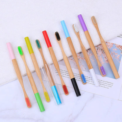 Natural bamboo handle round bamboo toothbrush 2692108132401 fd8906cb 0ea0 47e8 9c48 60356299803c