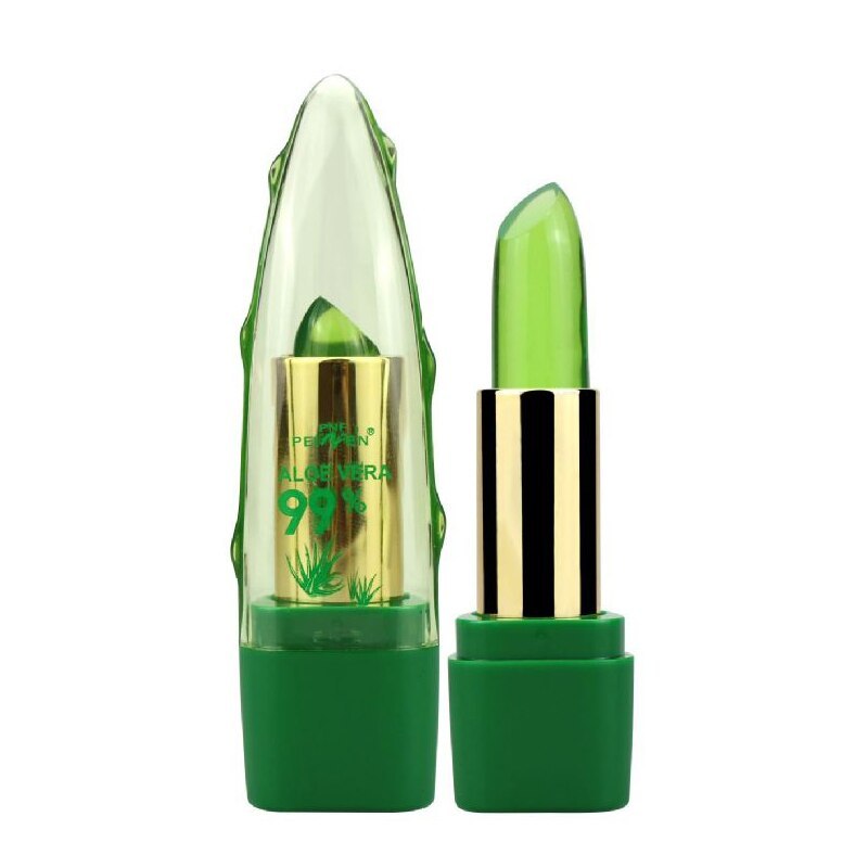 Aloe Vera Gel Color Changing Lipstick Gloss  Moisturizer Anti-drying Desalination Fine-grain Lip Blam Care 269570675220