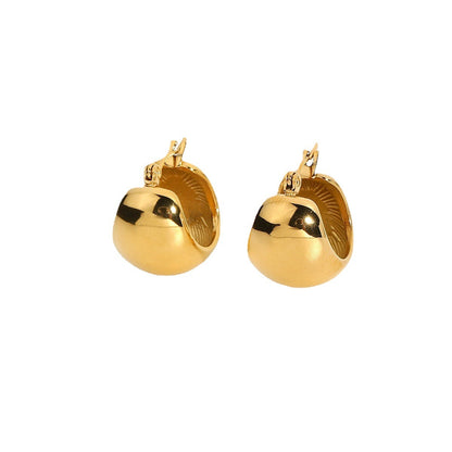 Metal Three-dimensional Spherical Earrings 269778ad a3c5 4fd8 b350 c28c7d27c72c