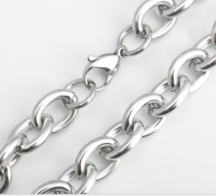 Men Stainless Steel Rope Snake Box Cuban Link Chain 269838042519