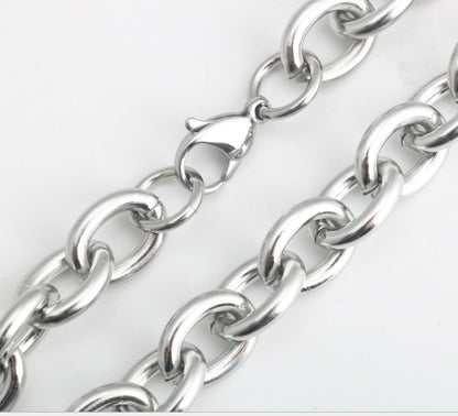 Men Stainless Steel Rope Snake Box Cuban Link Chain 269838042519