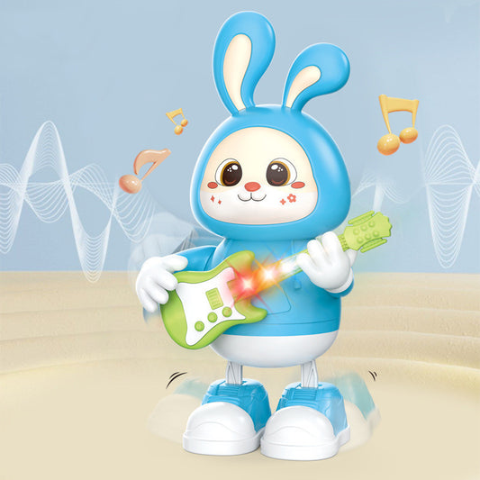 Electric Adorable Rabbit Guitarist Rabbit Coax Light Music Singing Dancing Children's Toy 26c94686 ea13 4c5d b886 b01a55bba33