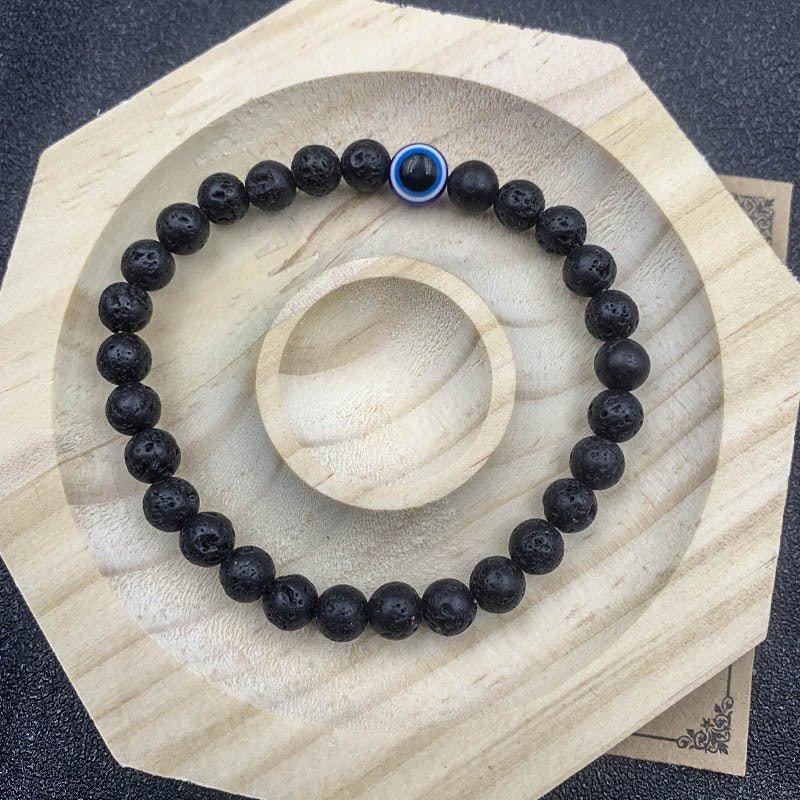 Natural Stone Beads Obsidian Bracelet 26d2ebdf a1c4 4430 aee8 ffa81744e036