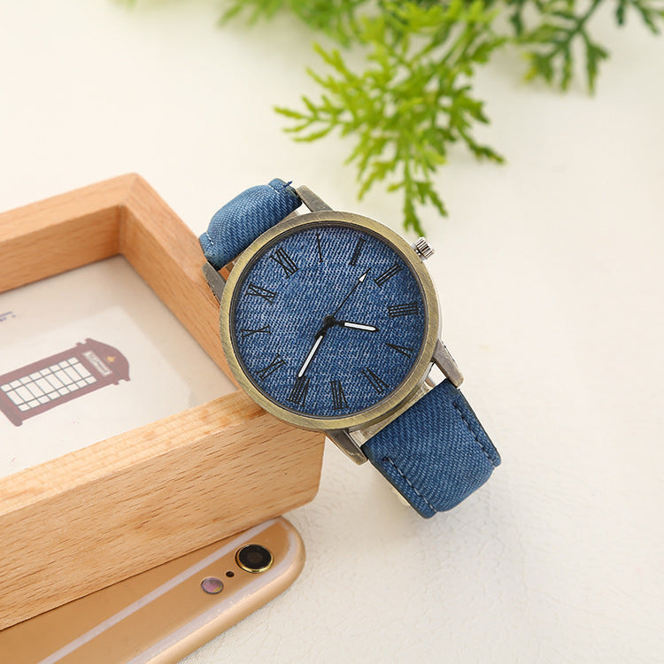 Women's Casual Denim Belt Quartz Watch 26e5fa0e b156 4b57 8796 d10716fe65f1