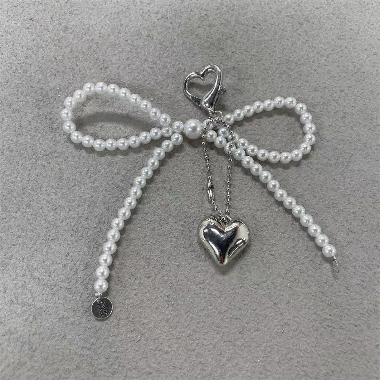 Sweet Pearl Bow Key Chain Accessories 270a58f5 d598 43a7 a445 1ed65f60bd1c