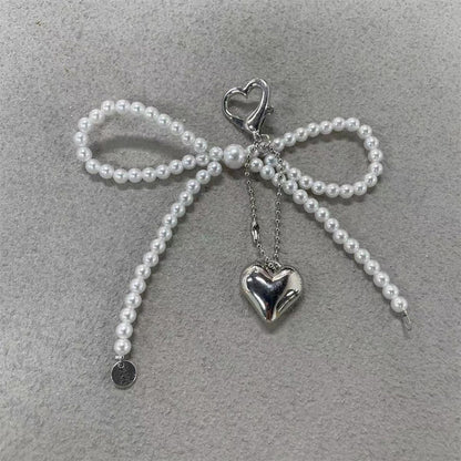 Sweet Pearl Bow Key Chain Accessories 270a58f5 d598 43a7 a445 1ed65f60bd1c
