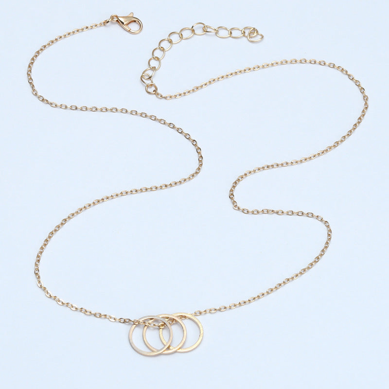 Creative Card Three Circle Geometry Necklace 270d9f82 78f6 40f5 a672 96bb735f2cdf