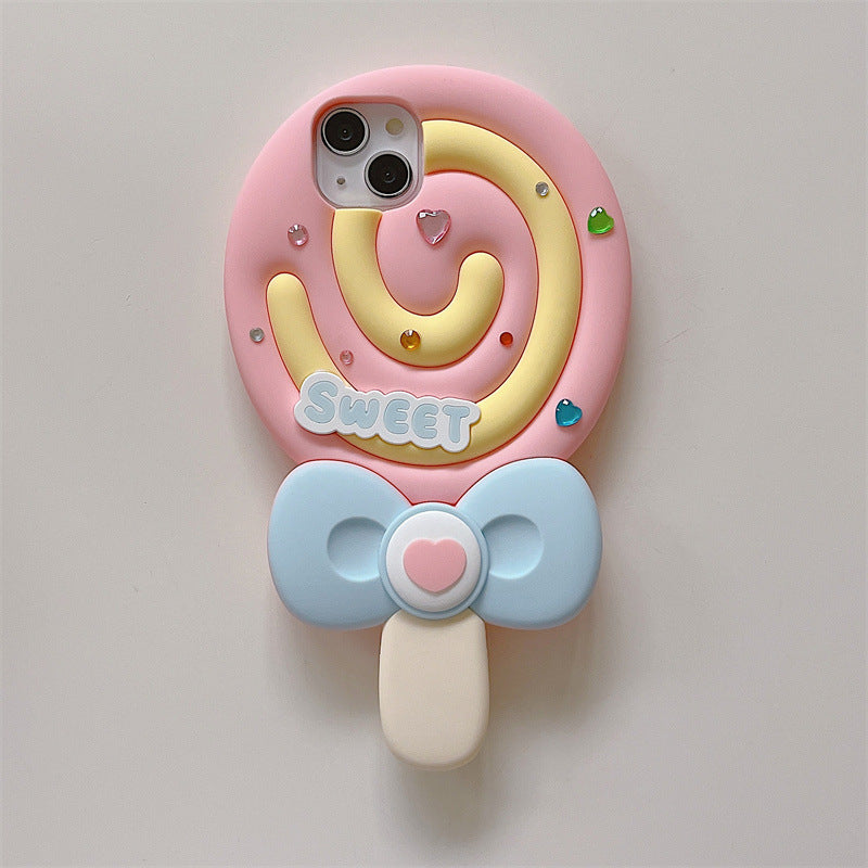 Silicone Phone Case Cute Lollipop Protective Sleeve - 图片 10