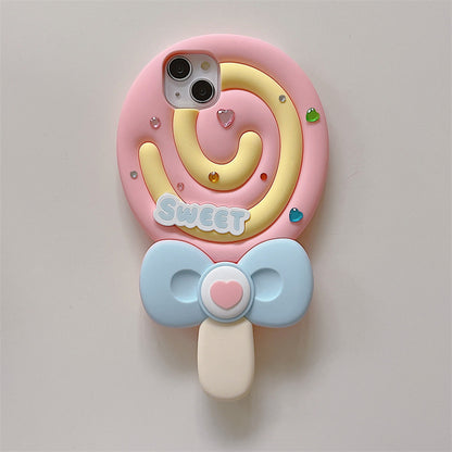 Silicone Phone Case Cute Lollipop Protective Sleeve - 图片 10