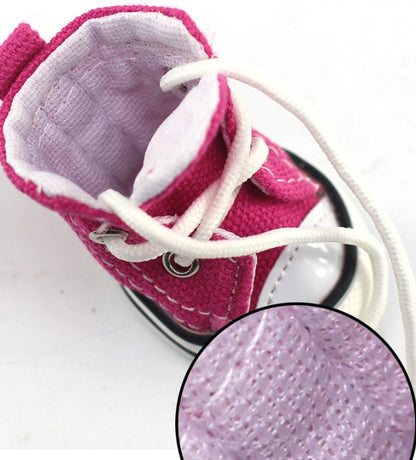 Pet cowboy canvas shoes for dogs 2718168882224
