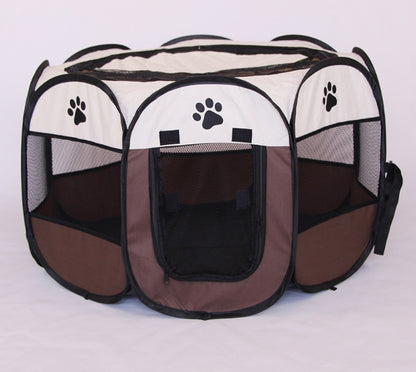 Fast folding octagonal pet fence, 600D Oxford cloth, waterproof and catching cat, dog cage, pet cage 272920800180