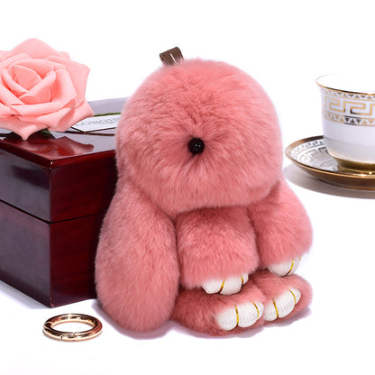 Fashionable Cotton Cute Rabbit Keychain Pendant 272e4d83 0e7d 4117 ac37 75be18be8296