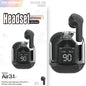 New Mini Transparent Wireless Bluetooth Headset Digital Display ENC Noise Reduction True Wireless Sports Music 27339acc f327 