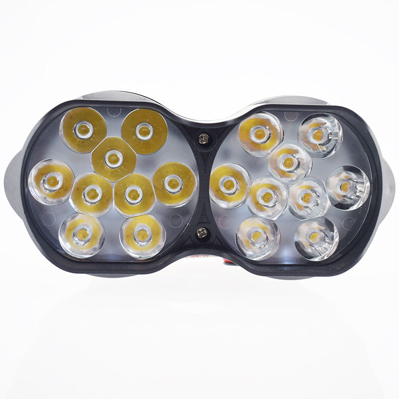 L15 Motorcycle LED Headlights Electric Car External Lights 9 Beads  18 Beads Double Lights Highlights Concentrated 9V-85V Spo