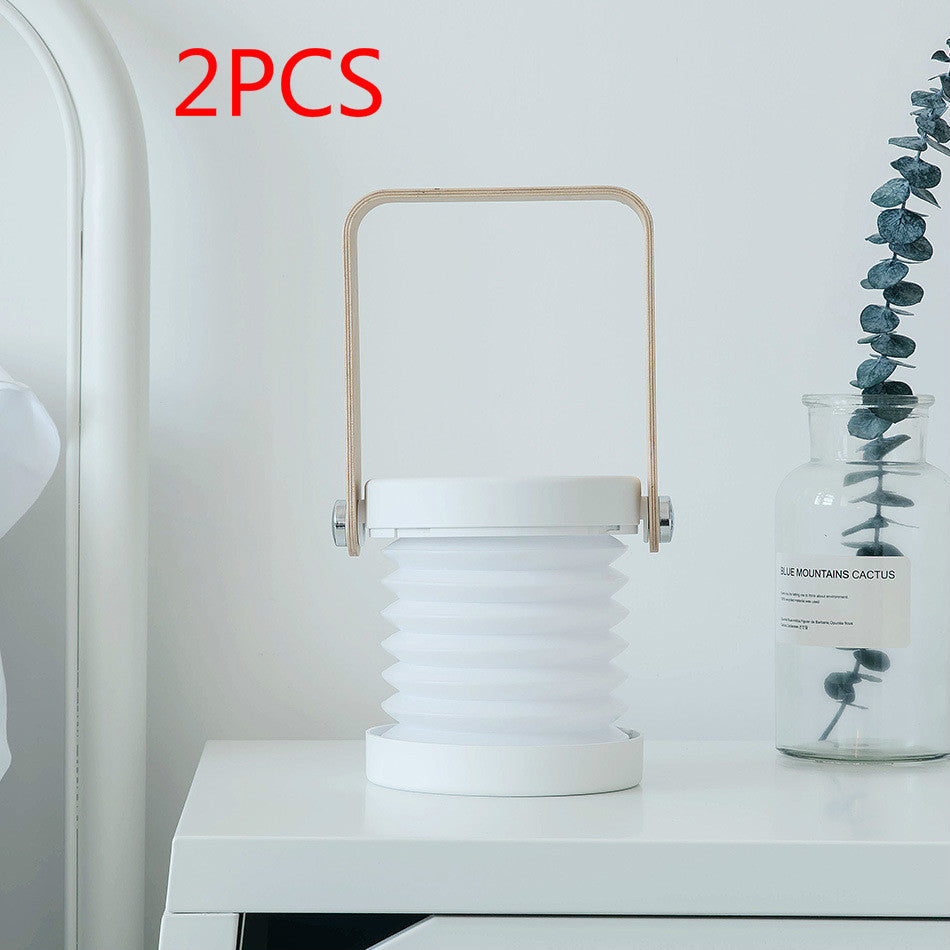 Foldable Touch Dimmable Reading LED Night Light Portable Lantern Lamp USB Rechargeable For Home Decor 2744600106147