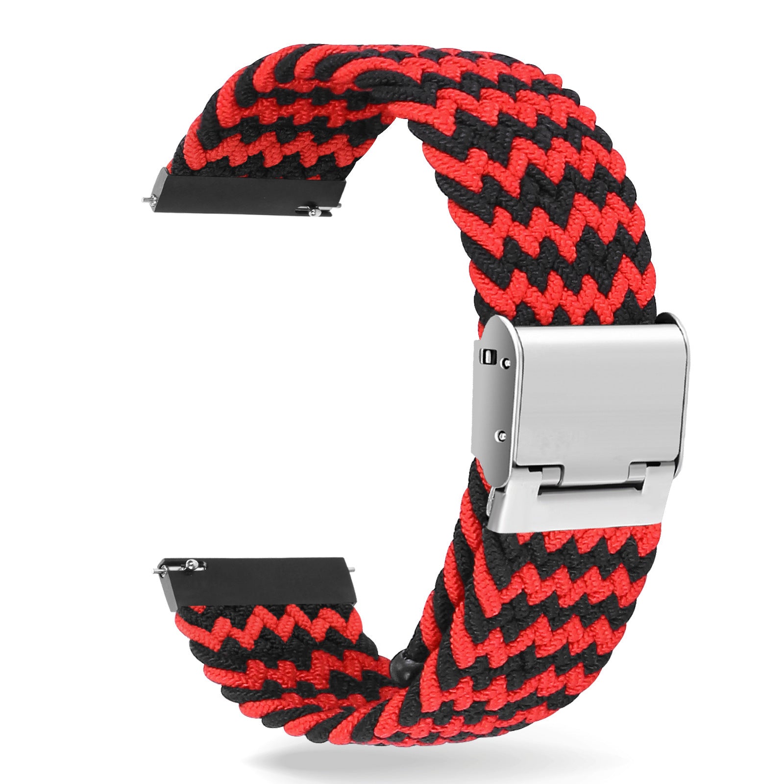 Simple Solid Color Buckle Woven Nylon Watchband 274ccf10 69ad 4dbe a27a aa02d5293a28