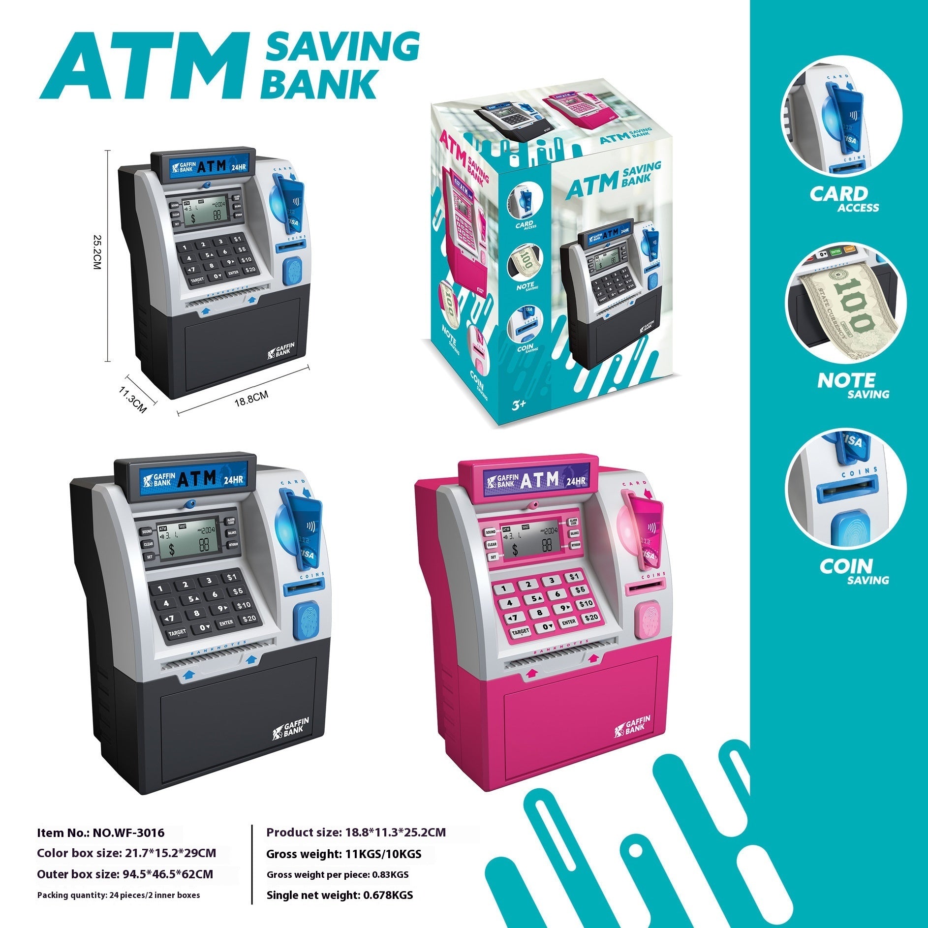 Automatic Cash Machine Coin Bank Smart Password Card Children Saving Box 27541882 fe9d 41ad 80b1 3fb72103be7d trans
