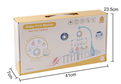 Baby Rattles Crib Mobiles Toy Holder Rotating Mobile Bed Bell Musical Box Projection Newborn Infant Baby Boy Toys 27577493249