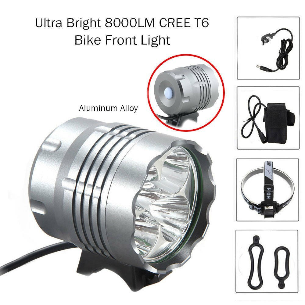 LED Mountain Bike Headlight 5T6 Bicycle Light 2759700795590