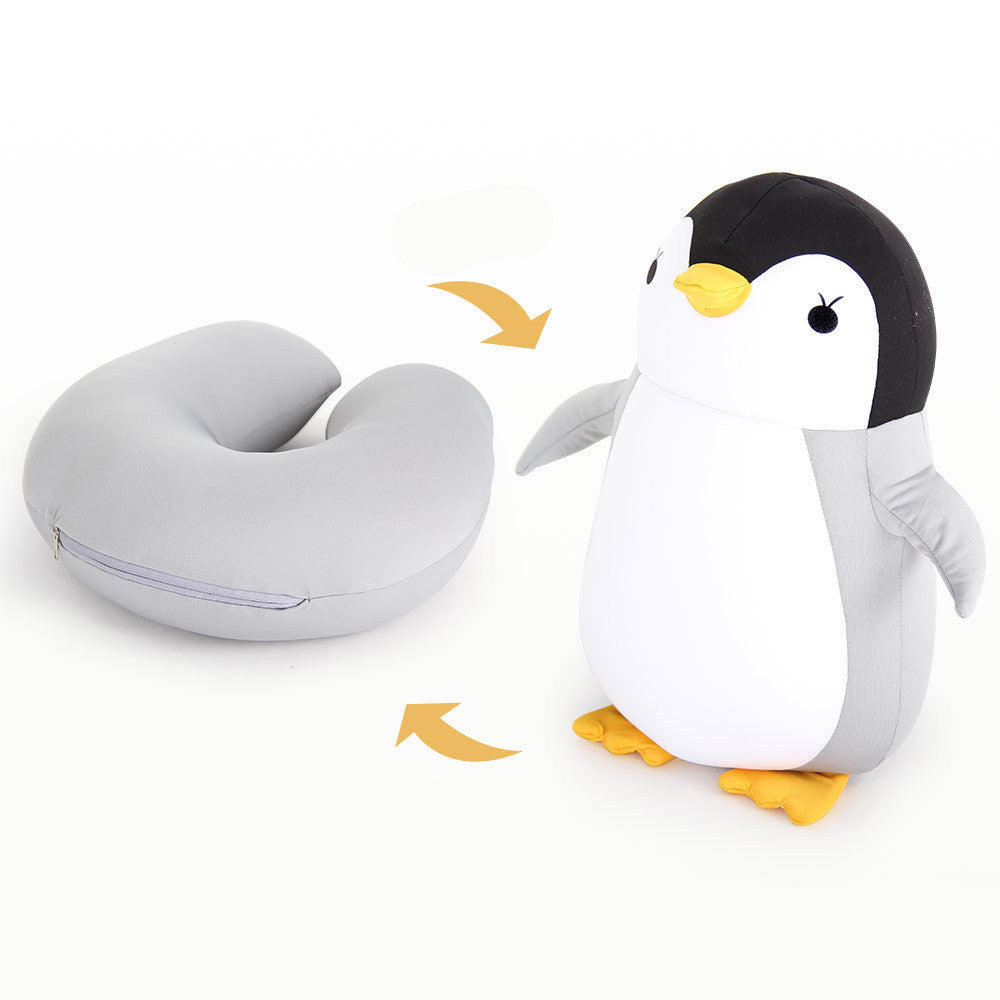 Soft Pillow Penguin U-Shaped Sleep Protection Neck Pillow Home Office Nap Body Pillows Travel Car Adult Cute Pillows 27624083