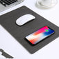Mobile Phone Qi Wireless Charger Charging Mouse Pad Mat PU Leather Mousepad 2765750892736