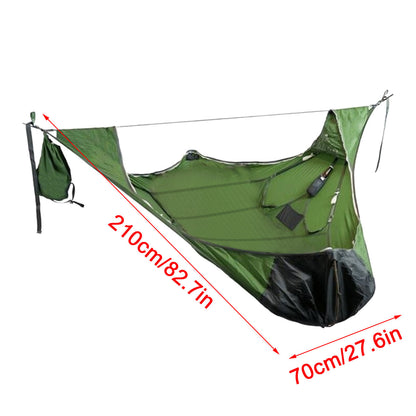 Flat Sleep Hammock Tent With Bug Net And Suspension Kit Outdoor Camp Super Long Camping Portable Hammock 2769e0ef c2e3 4768 b