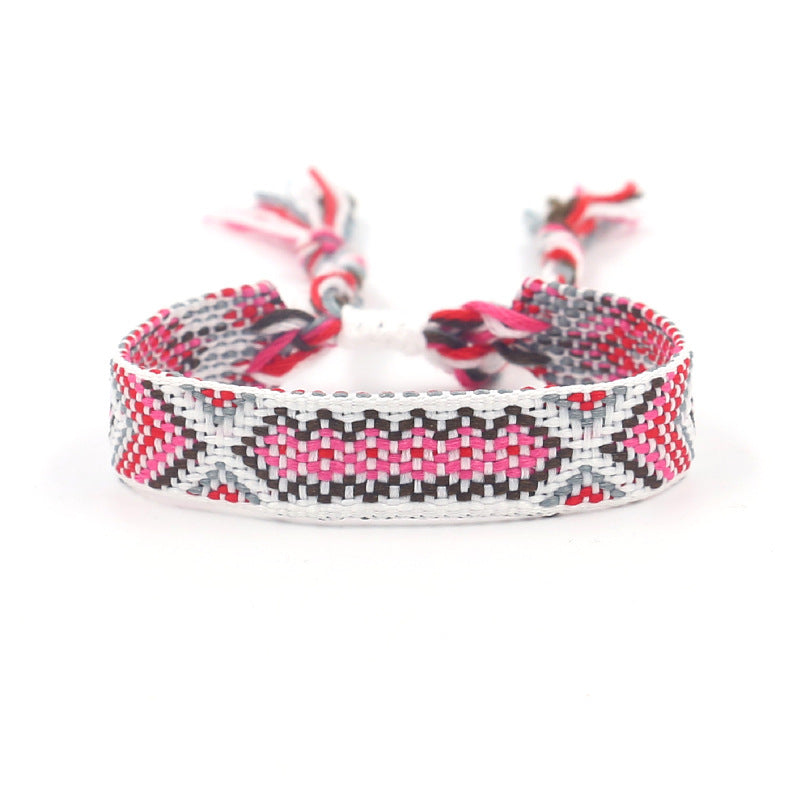 Bohemian Color Woven Bracelet Wristband For Fans 2772d895 fd03 4ee1 9bae d8718c6896dd