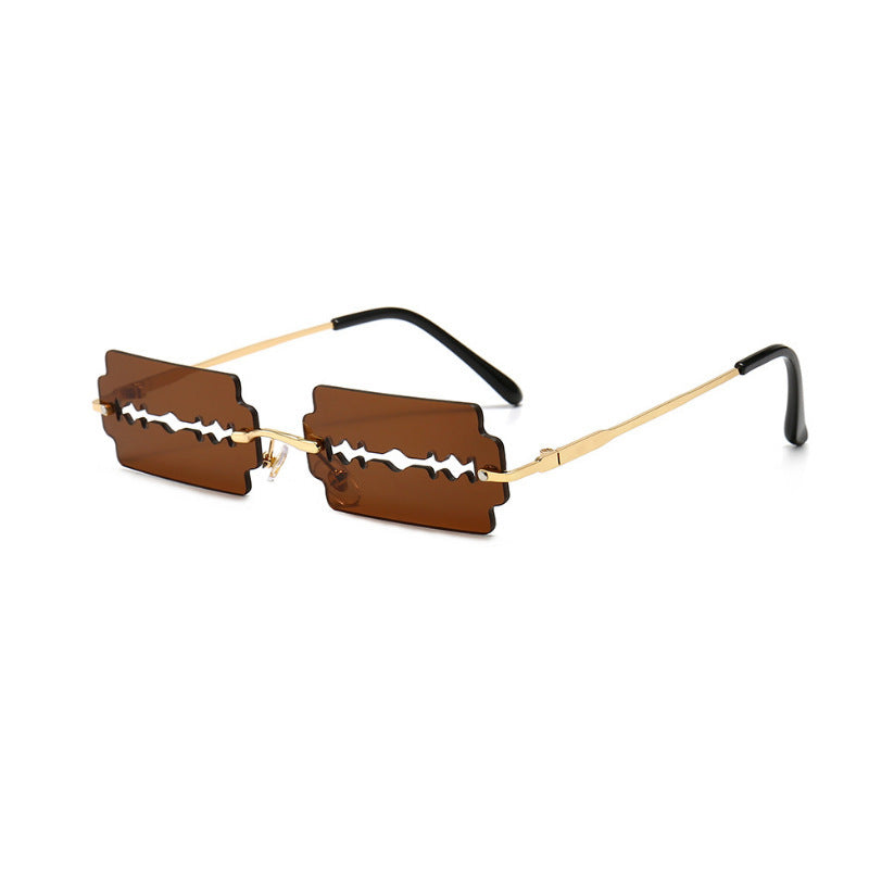 Hollow Blade Fashionable Eye Protection Sunglasses 2774407091470