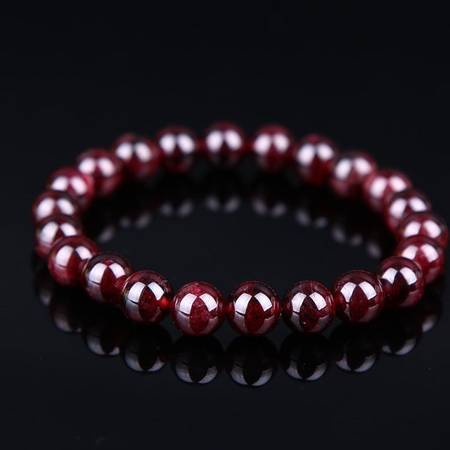 Wine Red Bead Bracelet 2775560149186
