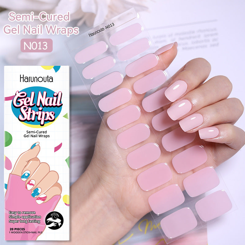 Japanese Style Nail Beauty Gel Stickers Semi-curing French Gel 27772f85 f56c 4f40 8318 9212c6301d0d