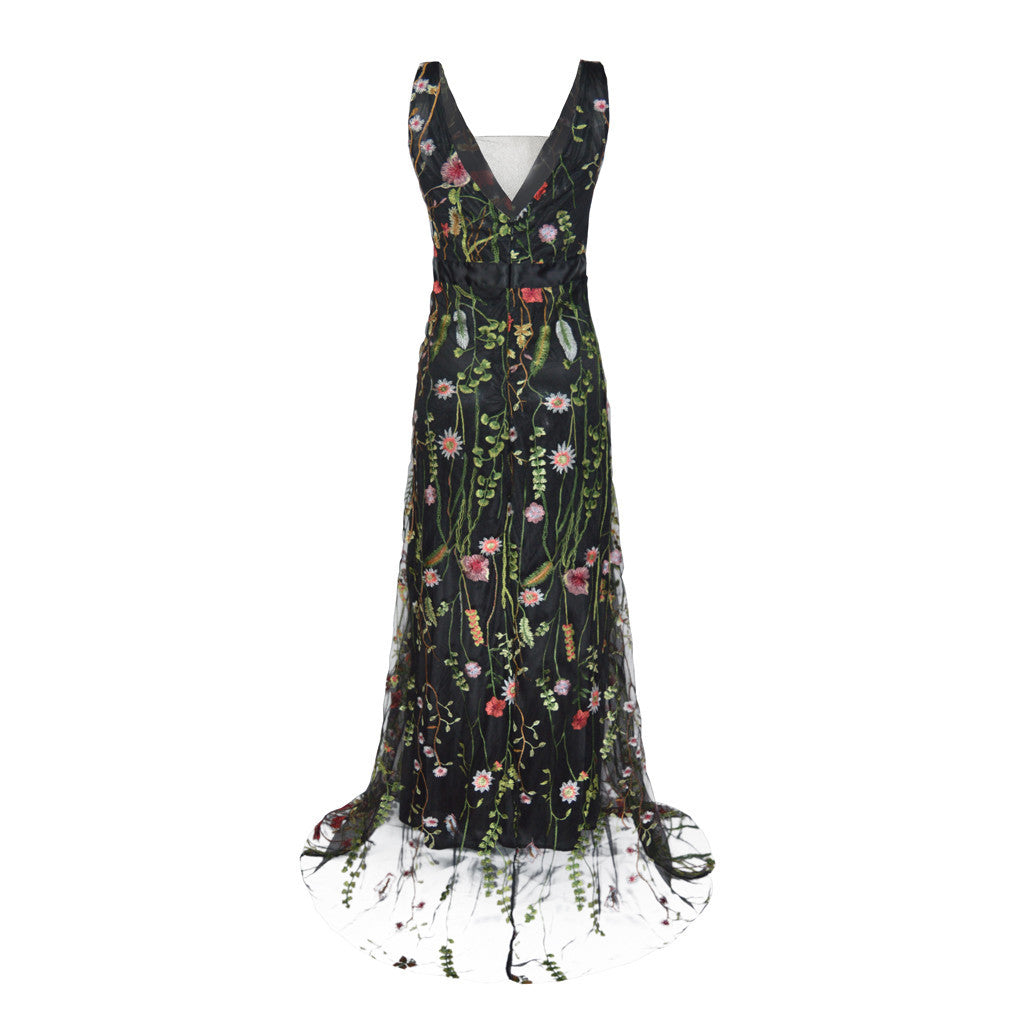 Sleeveless embroidered dress 2777762921835