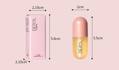 Day Night Instant Volume Lip Plumper Oil Clear Lasting Nourishing Repairing Reduce Lip Fine Line Care Lip Beauty Cosmetic 277