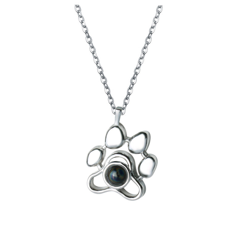 Projection cat paw necklace 2780503915744